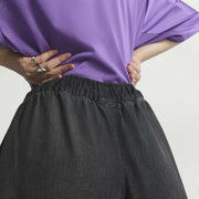 ADIDAS Denim trackpants black KD3919