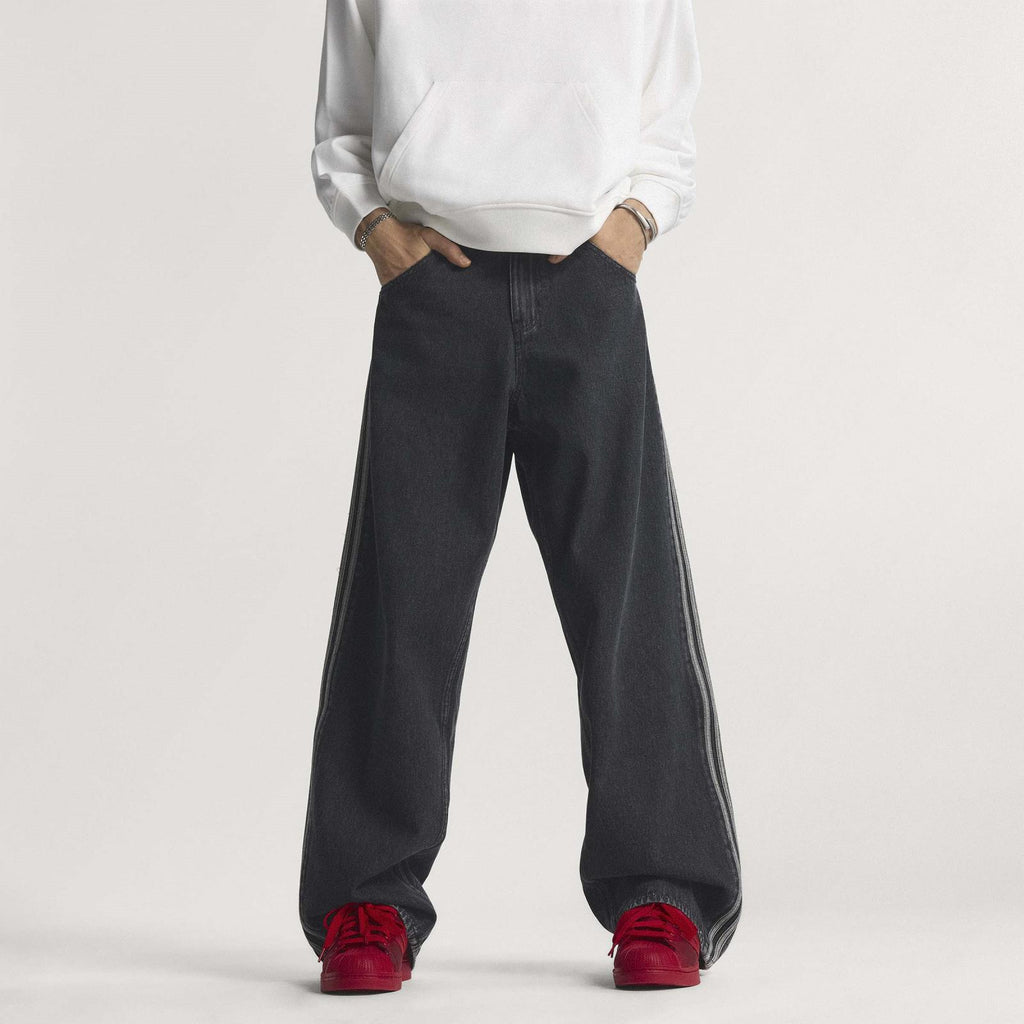 ADIDAS Firebird Adicolor denim pants black KD1497
