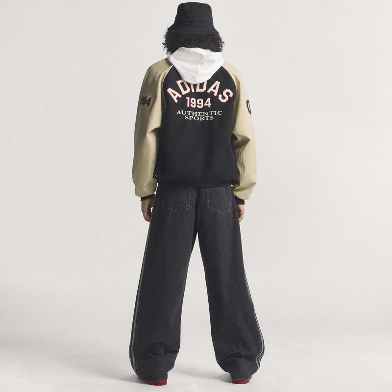 ADIDAS Firebird Adicolor denim pants black KD1497