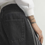 ADIDAS Firebird Adicolor denim pants black KD1497