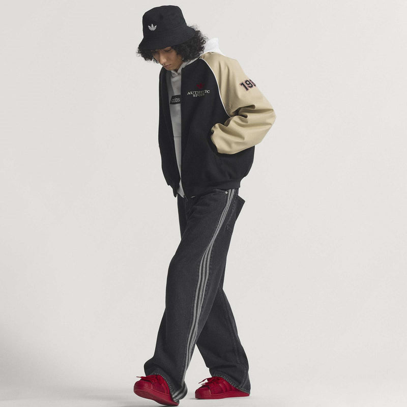 ADIDAS Firebird Adicolor denim pants black KD1497