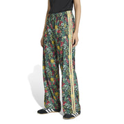 ADIDAS Firebird loose trackpant green flower print