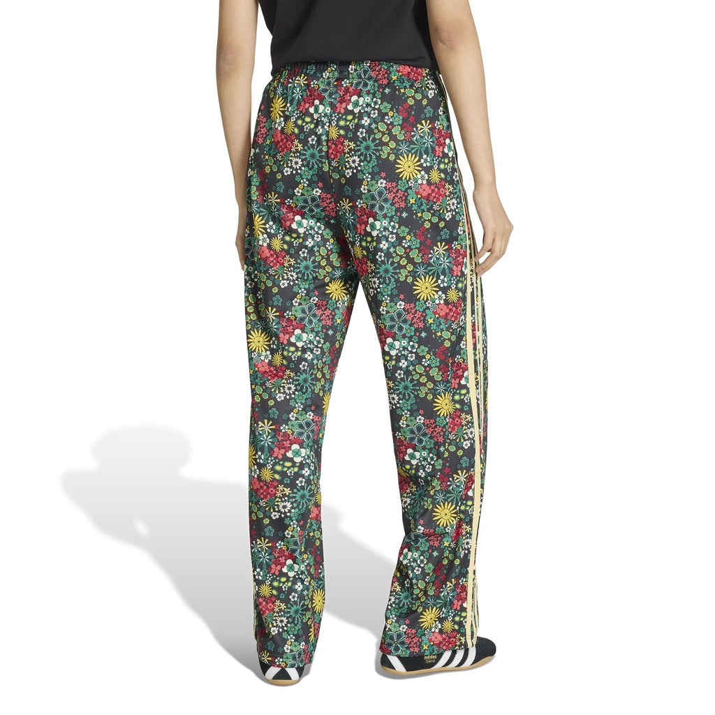 ADIDAS Firebird loose trackpant green flower print