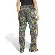 ADIDAS Firebird loose trackpant green flower print
