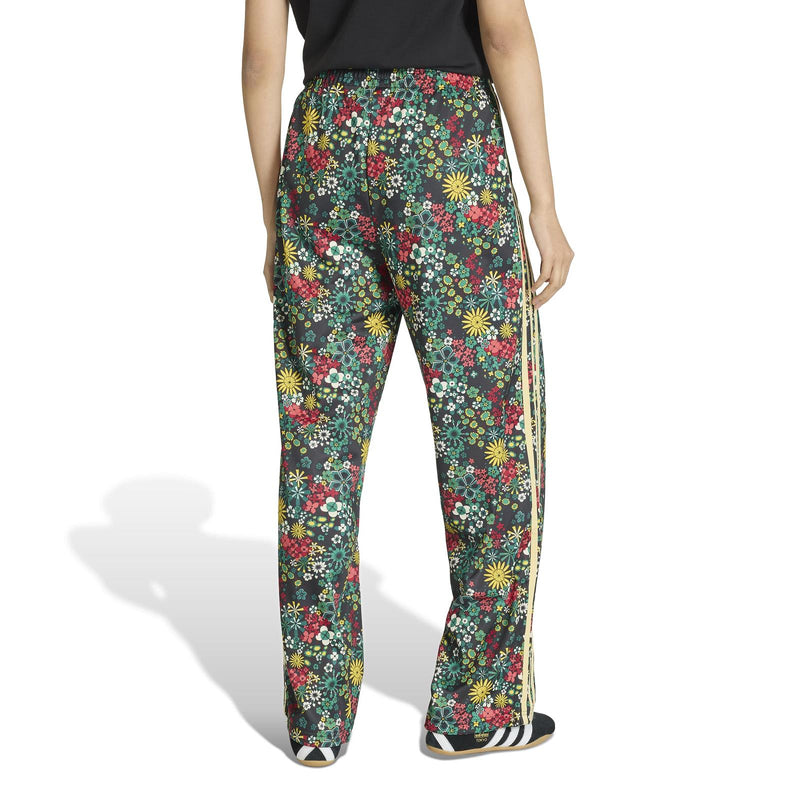 ADIDAS Firebird loose trackpant green flower print