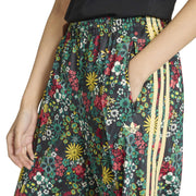 ADIDAS Firebird loose trackpant green flower print