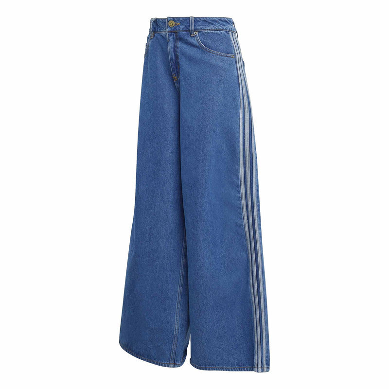 ADIDAS Firebird oversized denim pant blue