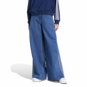 ADIDAS Firebird oversized denim pant blue