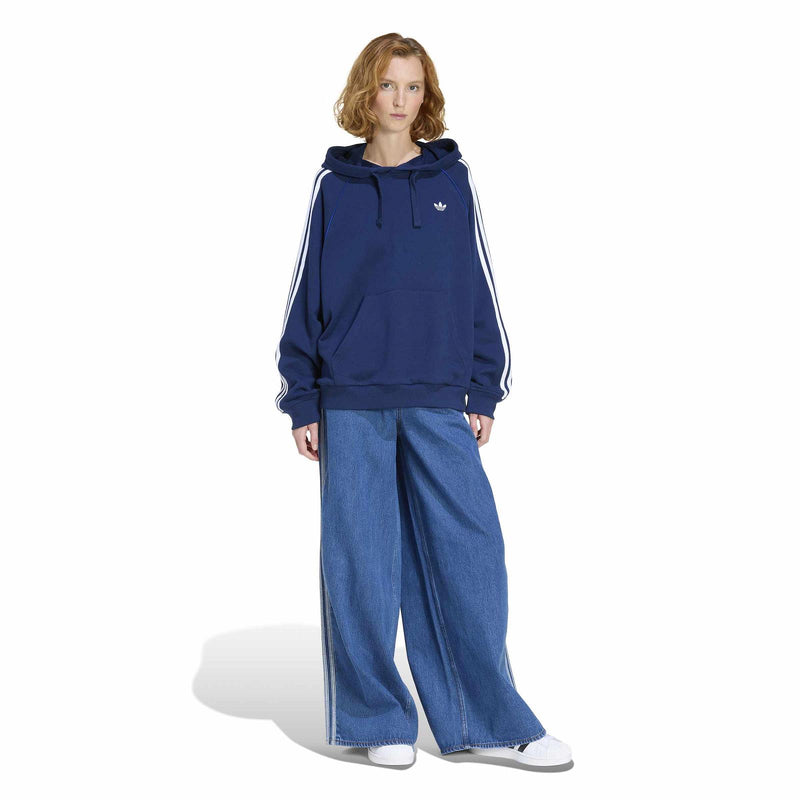 ADIDAS Firebird oversized denim pant blue