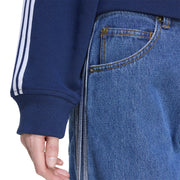 ADIDAS Firebird oversized denim pant blue