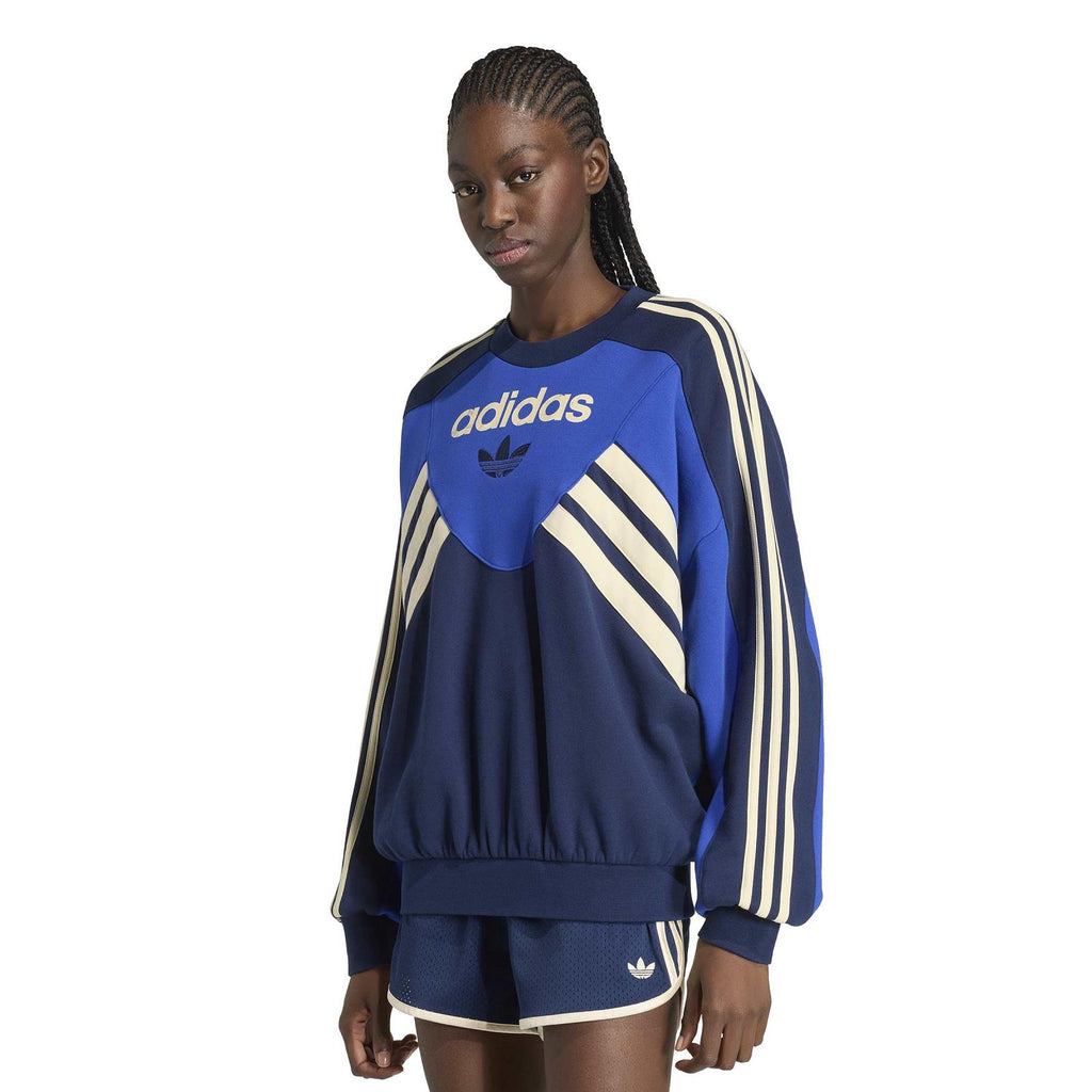 ADIDAS Graphic crewneck sweater blue KR7014