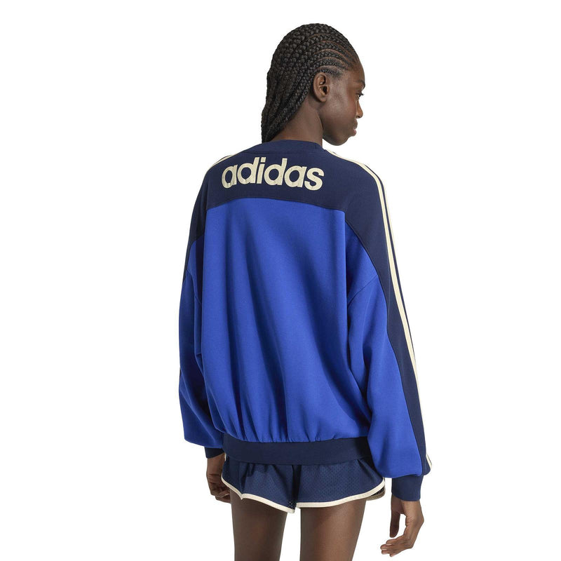 ADIDAS Graphic crewneck sweater blue KR7014