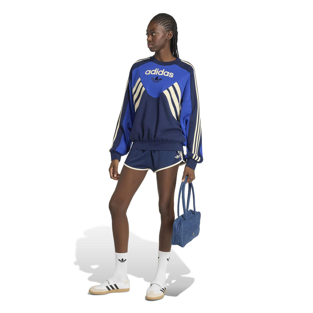 ADIDAS Graphic crewneck sweater blue KR7014