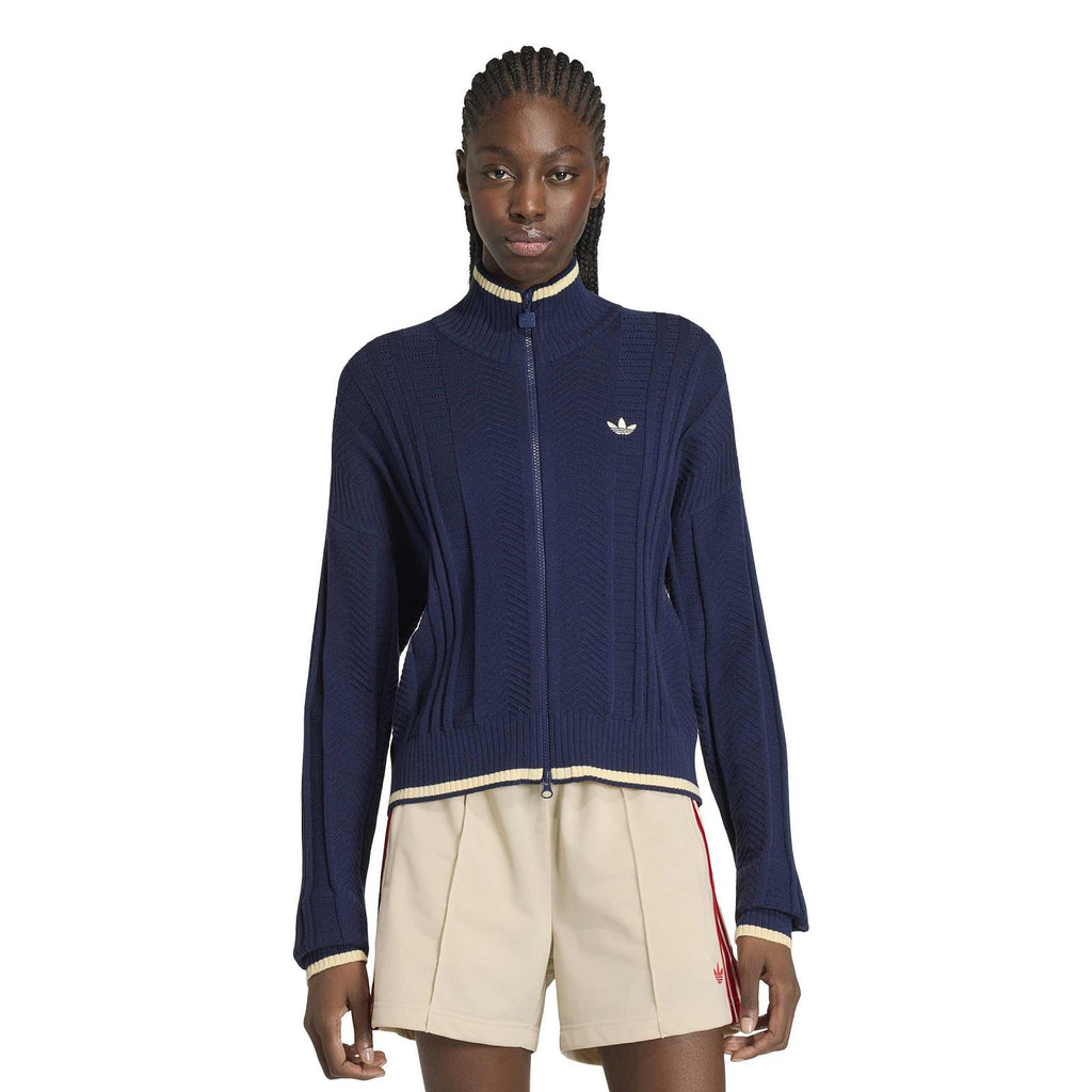 ADIDAS Knit firebird tracktop night indigo blue KT1864
