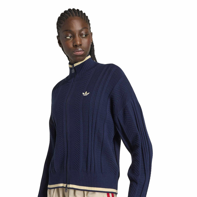 ADIDAS Knit firebird tracktop night indigo blue KT1864