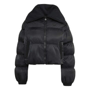 ADIDAS Knitted puffer jacket black KR9585