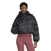 ADIDAS Knitted puffer jacket black KR9585