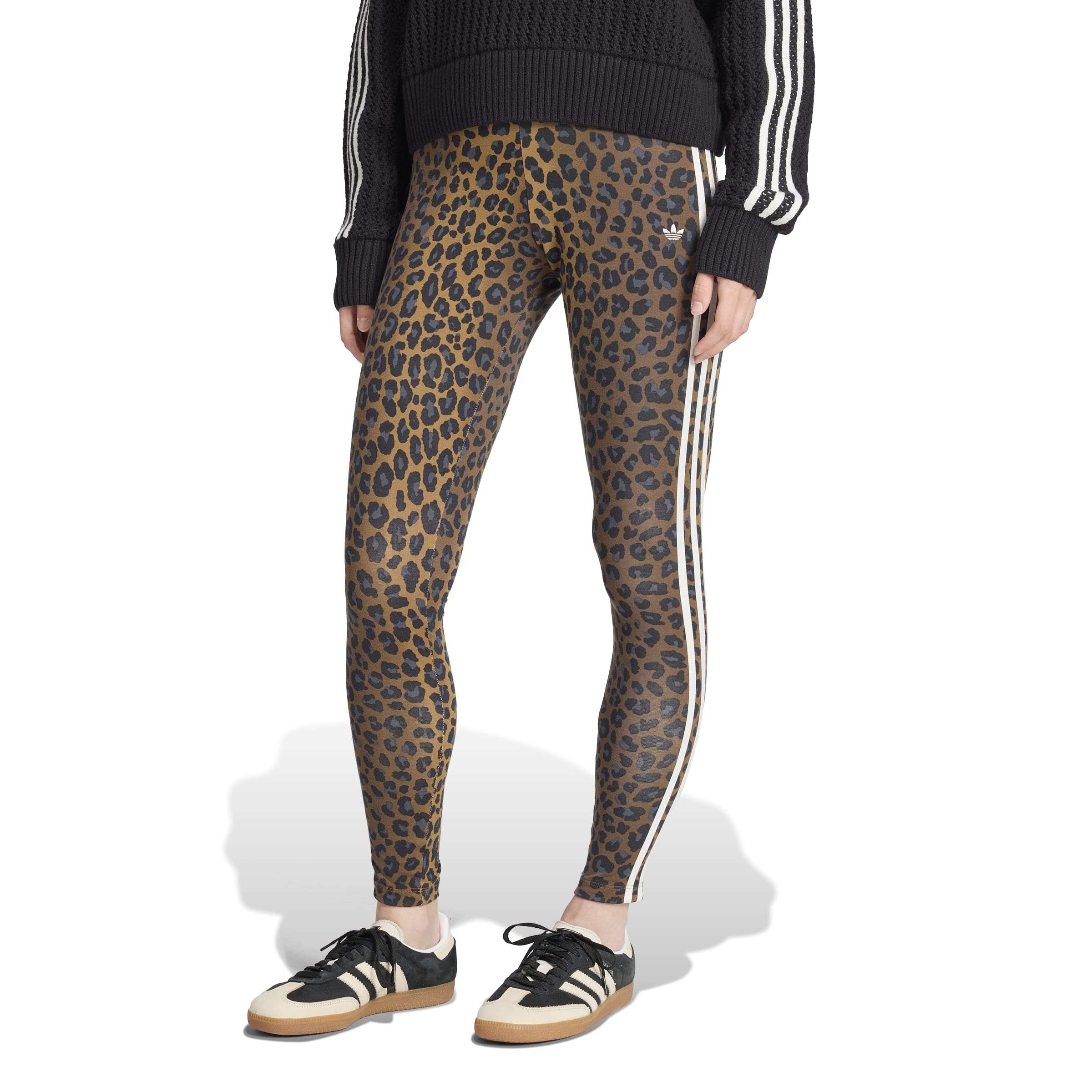 ADIDAS Leopard 3-stripes legging Shop online at Monar