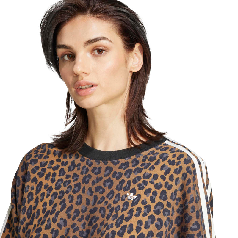 LEOPARD CREWNECK SWEATSHIRT