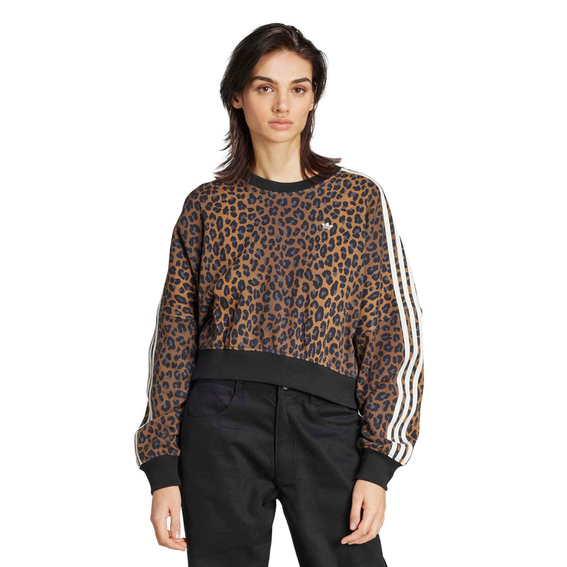 LEOPARD CREWNECK SWEATSHIRT