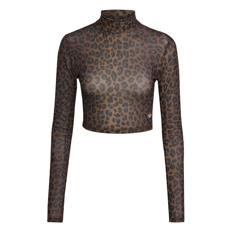 ADIDAS Leopard longsleeve tee brown