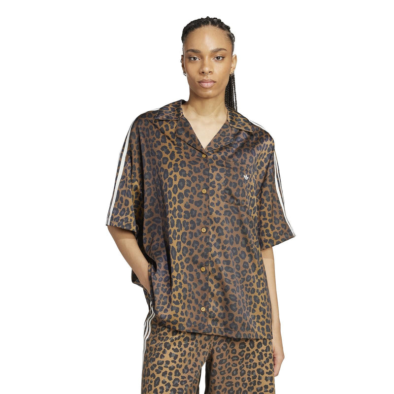 ADIDAS Originals satin shirt leopard KA2678