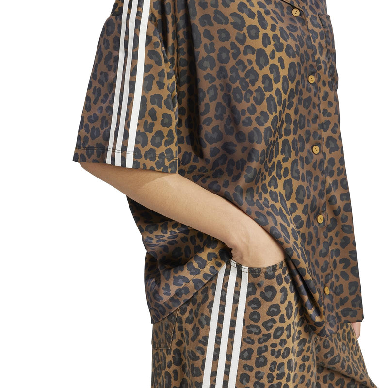 ADIDAS Originals satin shirt leopard KA2678