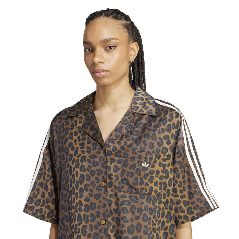 ADIDAS Originals satin shirt leopard KA2678