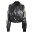 ADIDAS Pleather jacket black