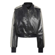 ADIDAS Pleather jacket black