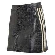 ADIDAS Pleather mini skirt black
