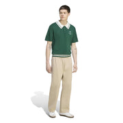 ADIDAS Polo sweater SS green