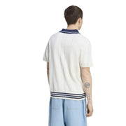 ADIDAS Polo sweater SS off white