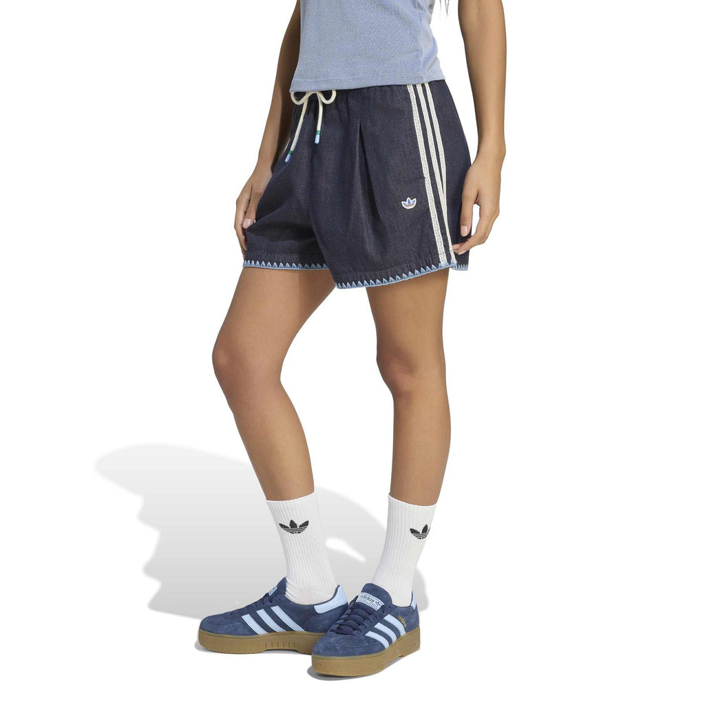 ADIDAS Resort S shorts indigo denim