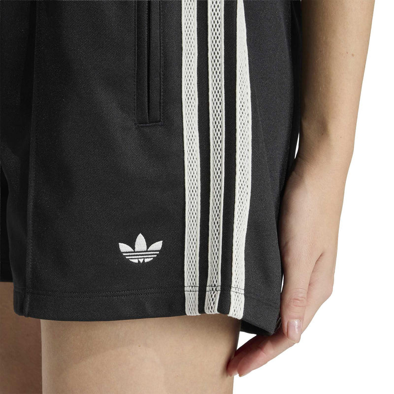 ADIDAS Sprinter shorts with knitted crochet details