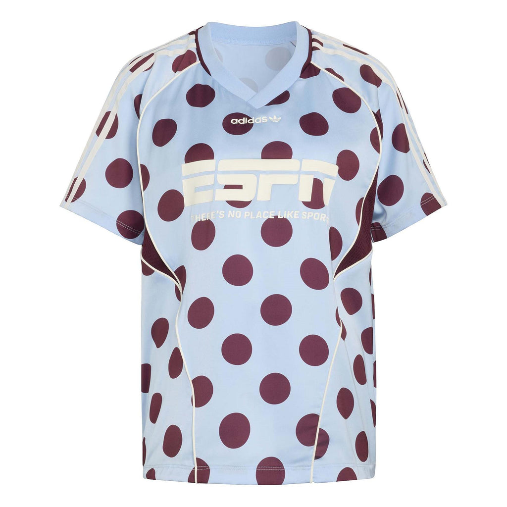 ADIDAS Street jersey SS polkadots clear sky KV1188