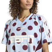 ADIDAS Street jersey SS polkadots clear sky KV1188