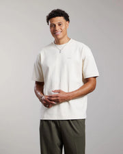 AEDEN Ash tee whitecap gray