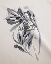 AEDEN Ash tee whitecap gray