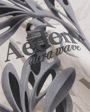 AEDEN Ash tee whitecap gray