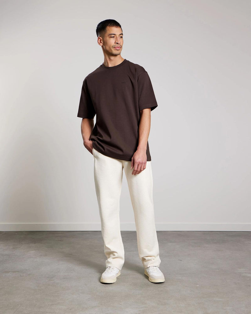 AEDEN Cassian tee ganache brown