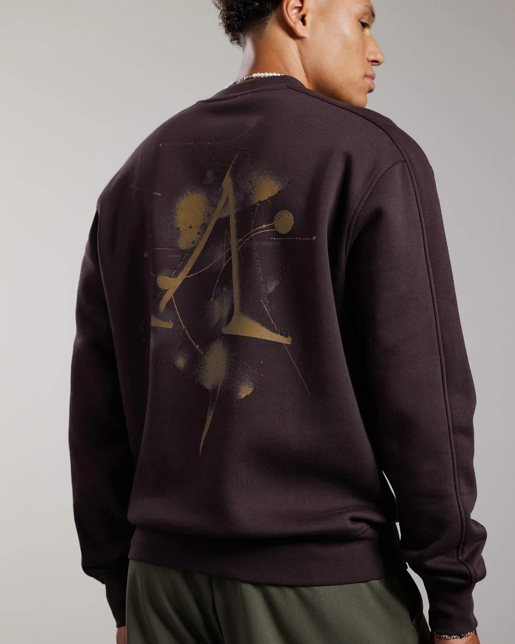 AEDEN Dane sweater ganache