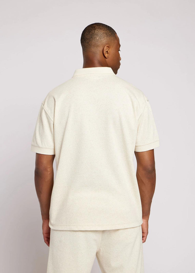 AEDEN Guz polo sand melange