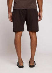 AEDEN Jimmy shorts ganache brown