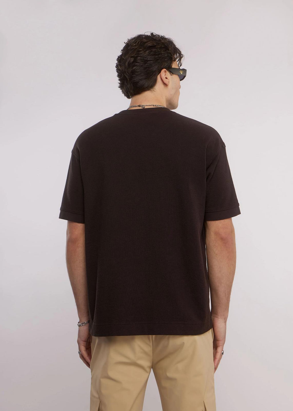 AEDEN Jordan tee ganache brown