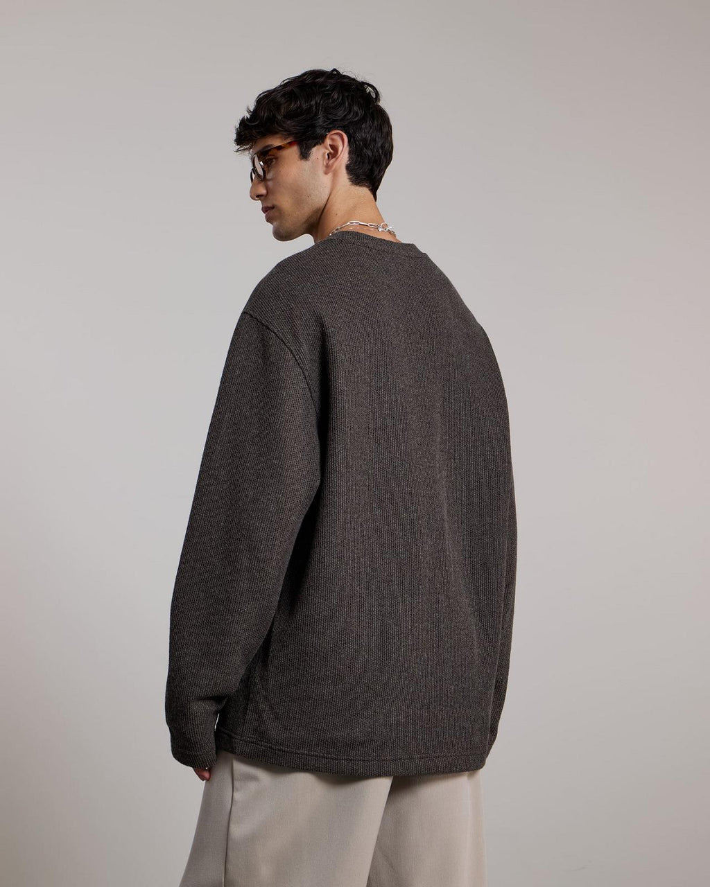 AEDEN Mayden LS tee in antra