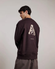 AEDEN Runey sweater ganache