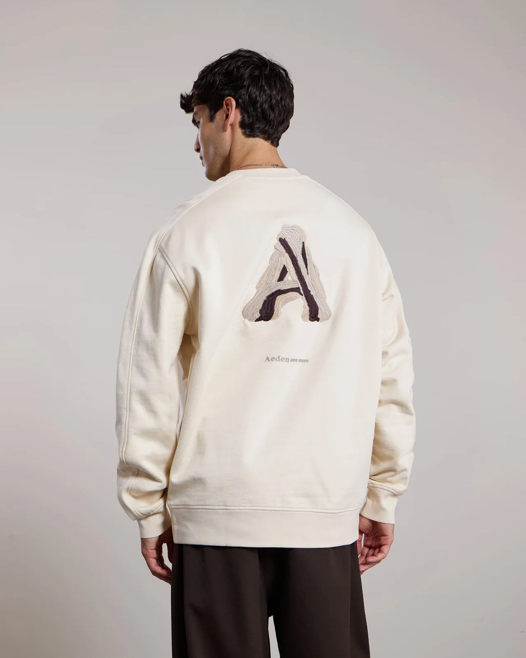 AEDEN Runey sweater whitecap gray