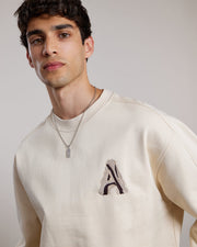 AEDEN Runey sweater whitecap gray