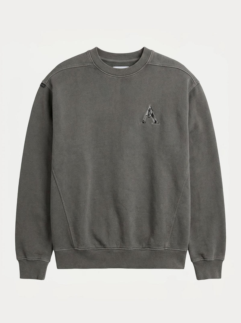 AEDEN Vaelio sweater dark shadow grey